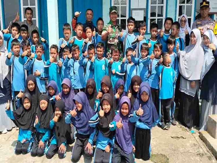 Cegah Bullying Babinsa bangun keakraban dengan kegiatan Komsos 