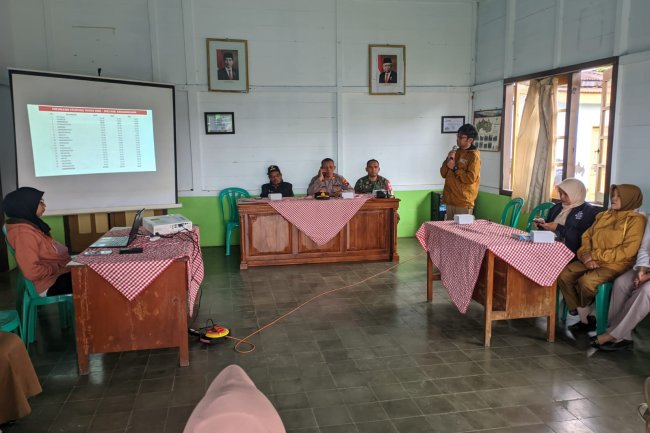 Terus tekan angka Stunting Babinsa hadiri Mini Loka Karya Stunting 